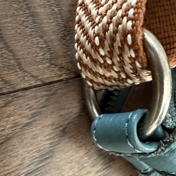 The Sak Blue Crossbody Bag with Chevron Strap - Picture 10 of 11